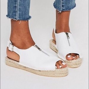 ASOS Jury Zip Slingback Espadrilles